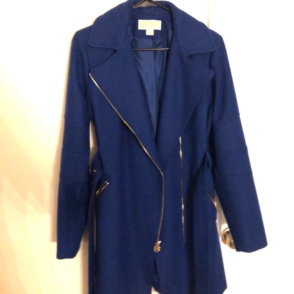 Blue wool Micheal Kors coat 🧥 - Picture 2 of 6